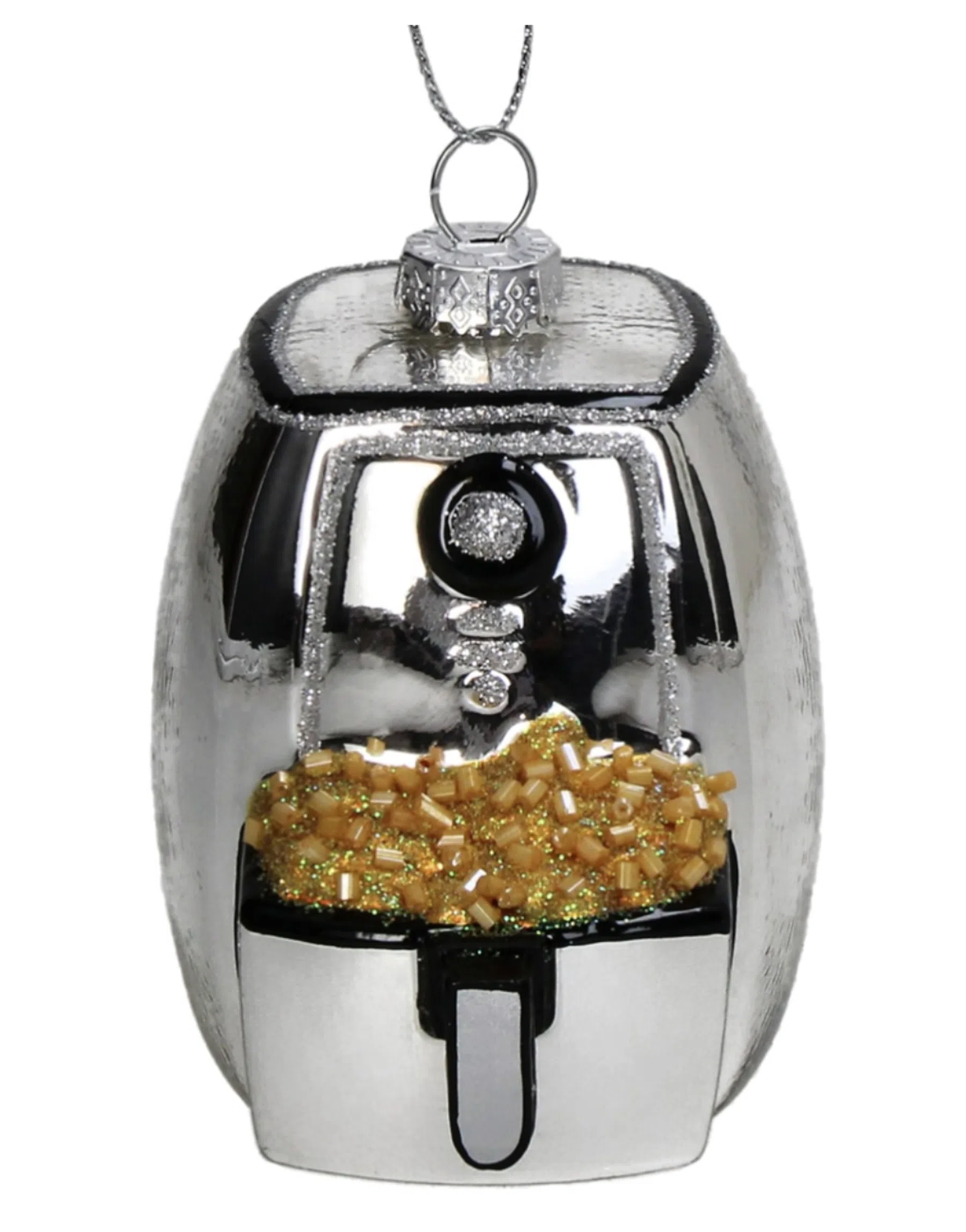 Glazen kerst ornament airfryer